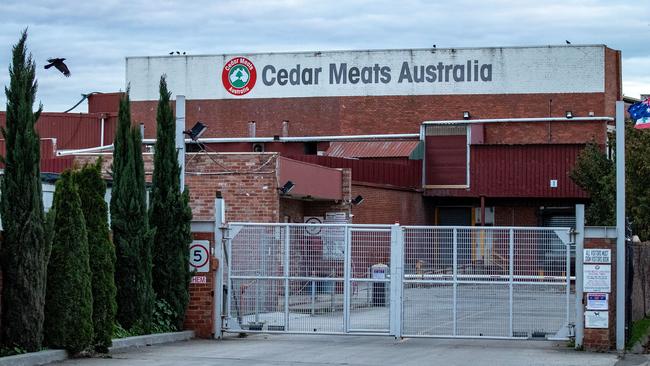 No new cases have been linked to Cedar Meats. Picture: Darrian Traynor/Getty Images