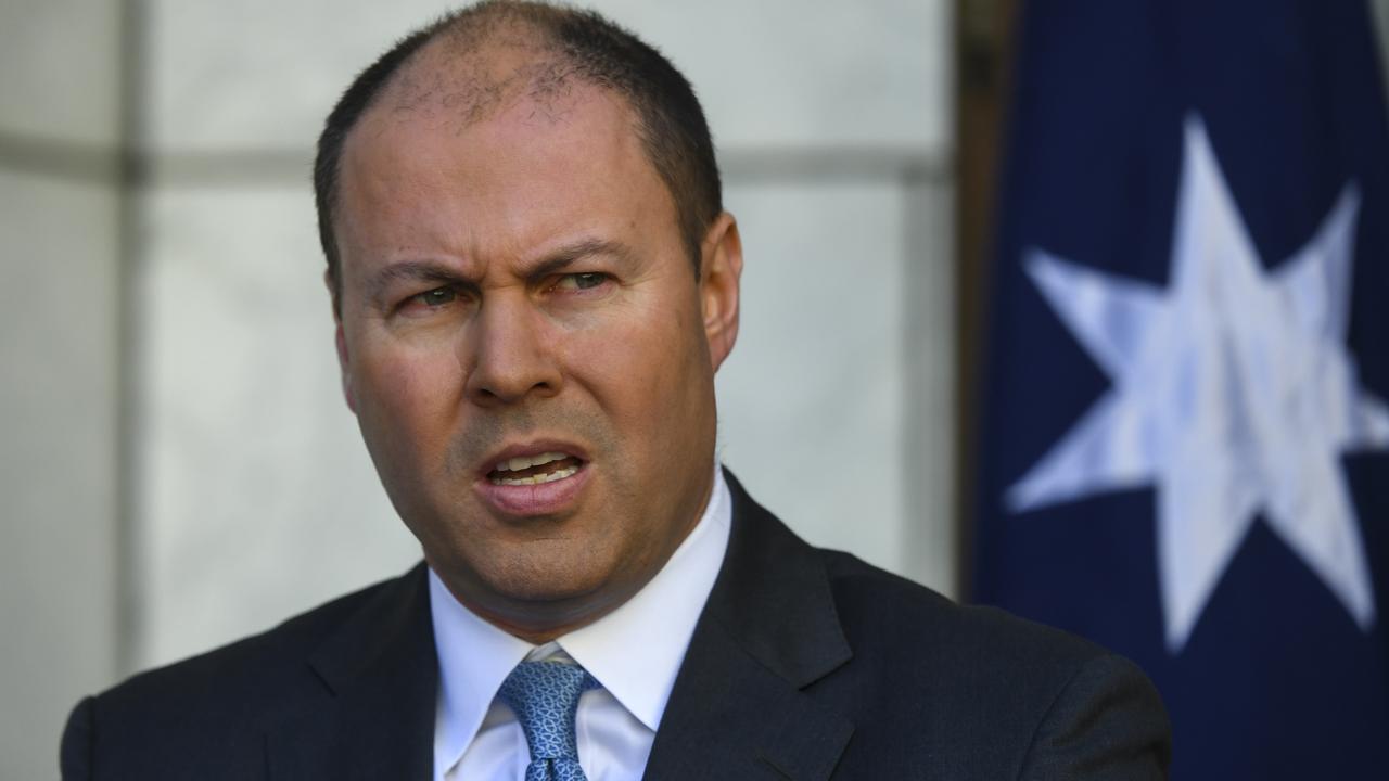 Australian Treasurer Josh Frydenberg said a “record number” of Australians have already lodged their tax return. Picture: AAP Image/Lukas Coch