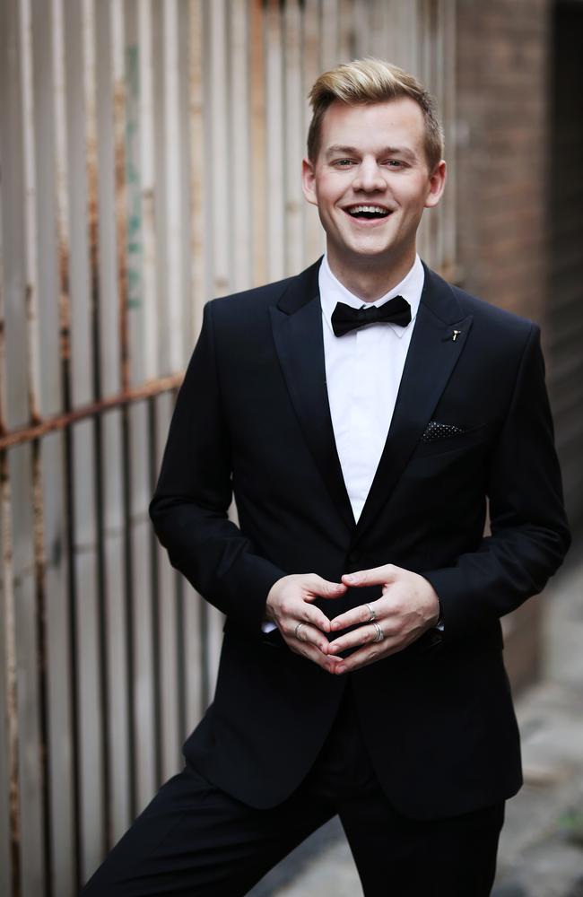 Joel Creasey pictured in Surry Hills ahead of the GQ Men Of The Year Awards on Thursday. Picture: Rohan Kelly