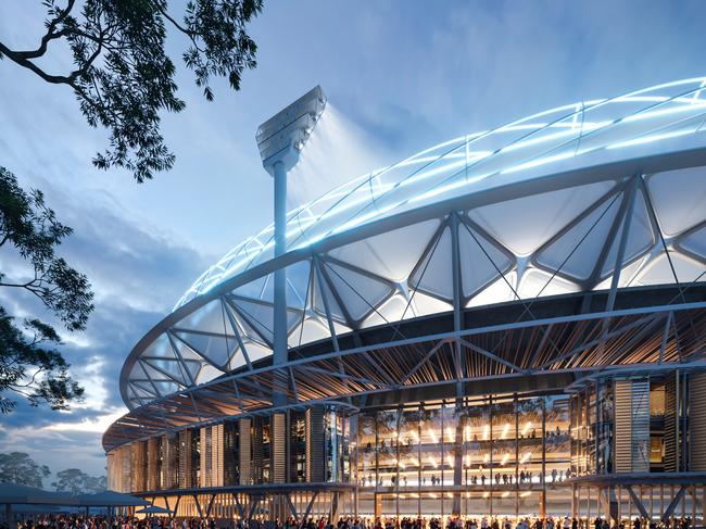 Renders of new plans for MCG Southern Stand redevelopment Picture: Supplied