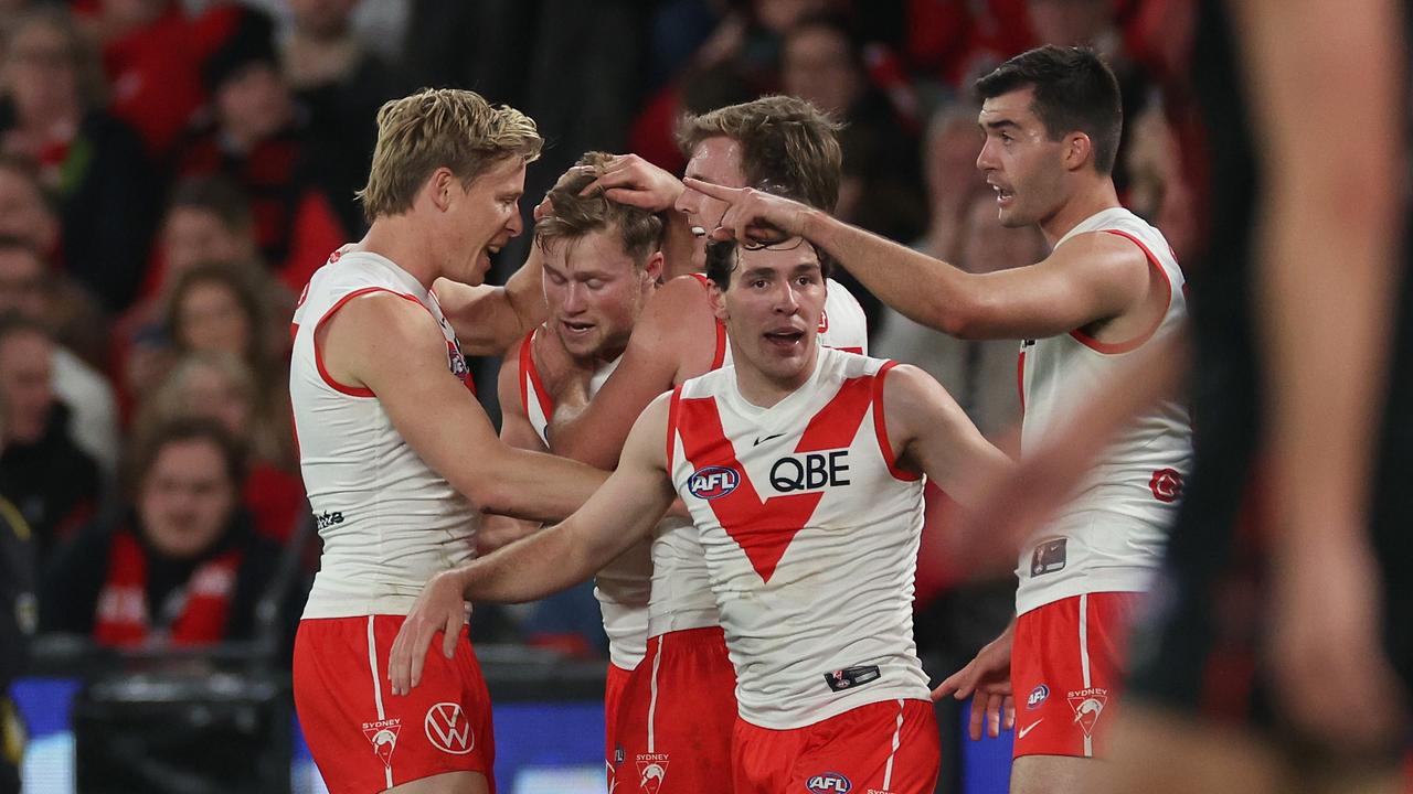 The Swans are up against history now. Photo by Daniel Pockett/Getty Images