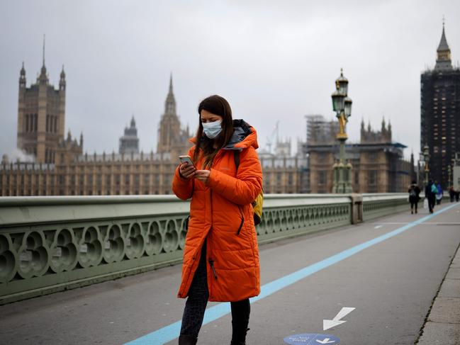 A highly infectious strain of COVID-19 has ripped through the UK, taking the country’s death toll above 88,000. Picture: Tolga Akmen/AFP