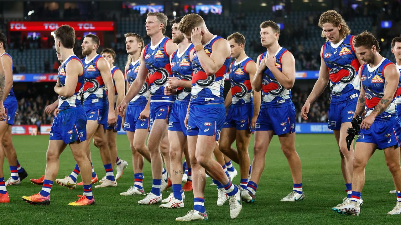 AFL legend Cameron Mooney ripped into the Western Bulldogs. (Photo by Michael Willson/AFL Photos via Getty Images)