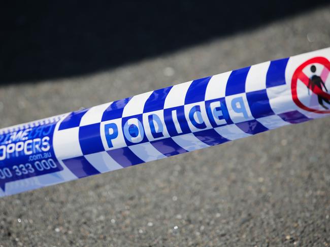 SYDNEY, AUSTRALIA - Newswire Photos - MAY 23 2023: A general stock view of Police tape on a crime scene in Sydney. Picture : NCA Newswire / Gaye Gerard