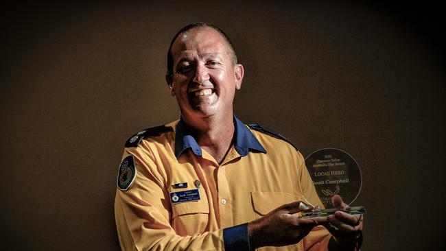 Clarence Valley Council Australia Day award 2021 recipient at the Grafton District Services Club. Photos: Adam Hourigan