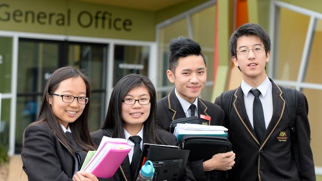 Students at Suzanne Cory High School. Picture: Kris Reichl