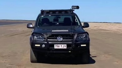 His grey VW Amarok ute was stolen.