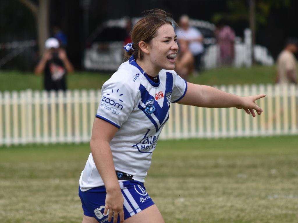Abby Aros directs traffic. Picture: Sean Teuma. Tarsha Gale Cup