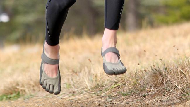 'Barefoot' runners in action.