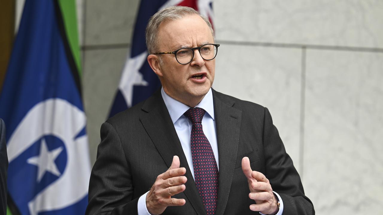 The Prime Minister is set to announce the tax shake-up, alongside a host of additional cost of living measures, at the National Press Club on Thursday. Picture: NCA NewsWire.