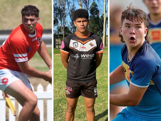 2023 Laurie Daley and Andrew Johns Cup players Jarrah Treweek, Paul Johnson and Zane Harrison. Photo: supplied.