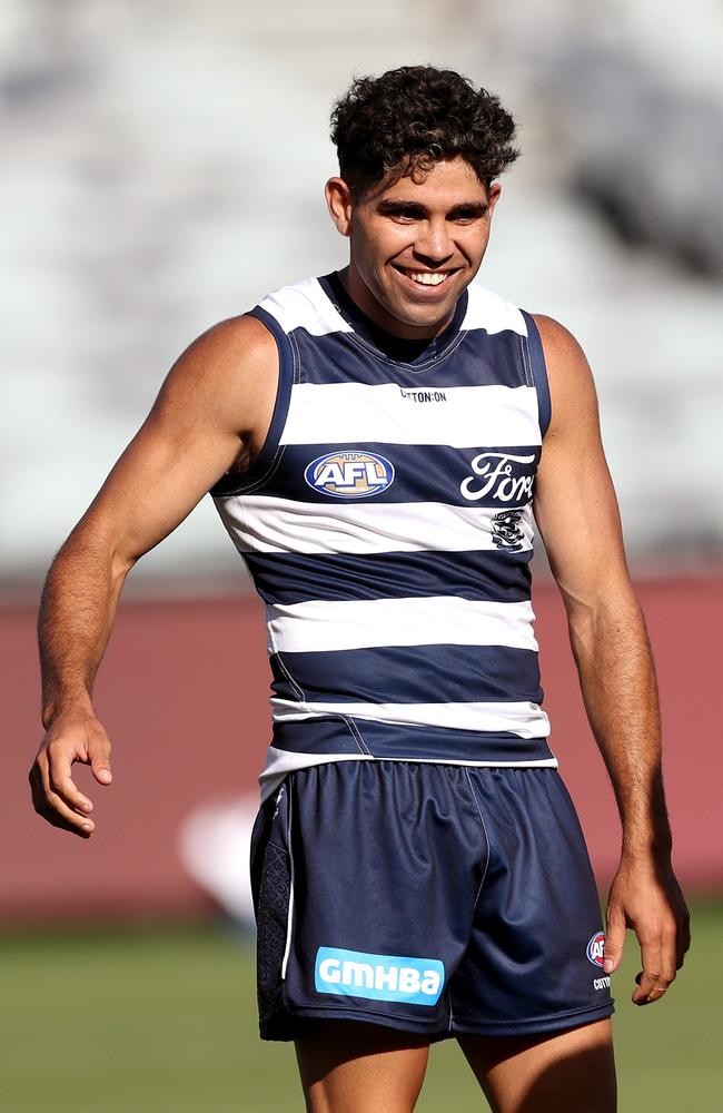 Tyson Stengle is set to have another fantastic year at Geelong. Picture: Kelly Defina