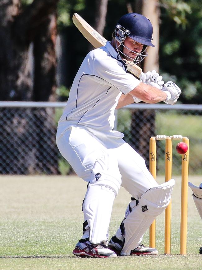 Ben Morris has made five centuries in his last six knocks at HE Parker Reserve Picture: Chris Mirtschin