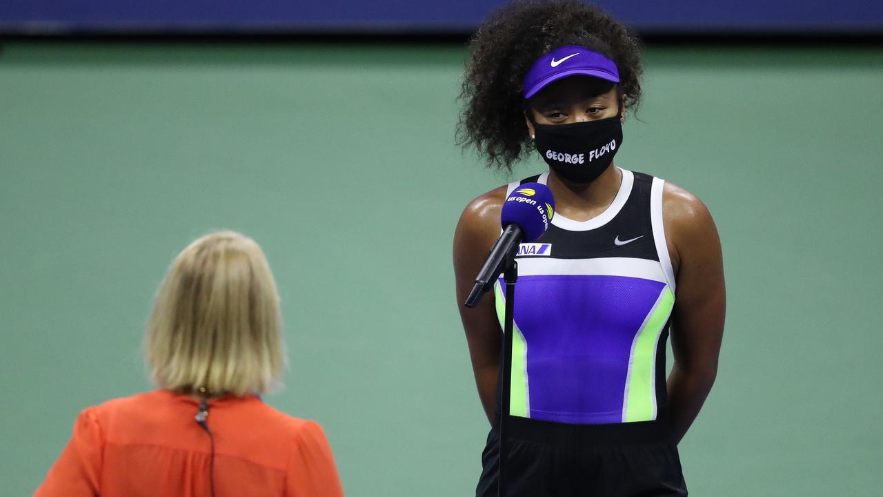 How Naomi Osaka is using masks to make statement on one of world's