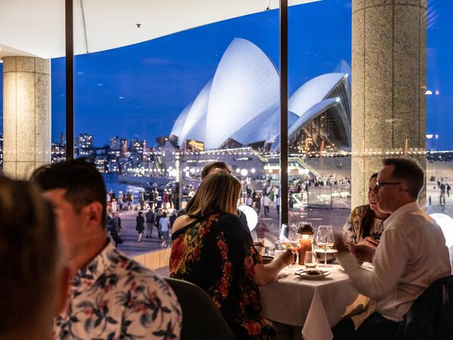 Aria Restaurant’ stunning views of the Opera House.