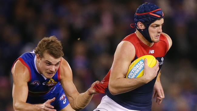 Angus Brayshaw’s drop-off mirrored his team in 2018. Picture: Michael Klein