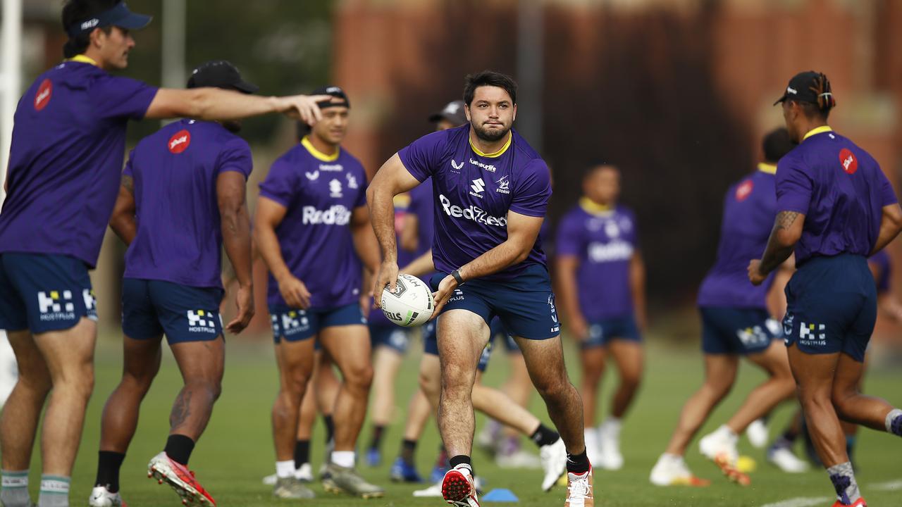 Brandon Smith will get an extended run at hooker for the Storm while Harry Grant is sidelined with a knee injury. Picture: Daniel Pockett/Getty Images