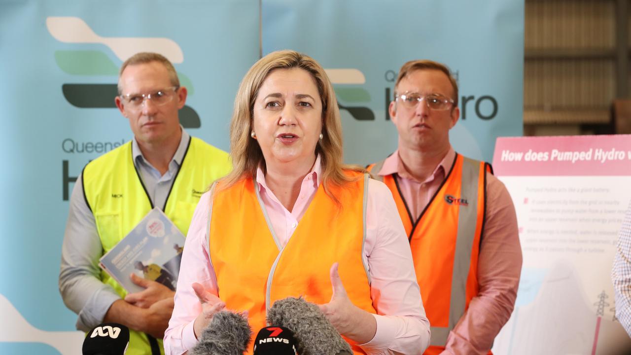 Premier Annastacia Palaszczuk, Mick de Brenni and Steven Miles. Picture: Supplied