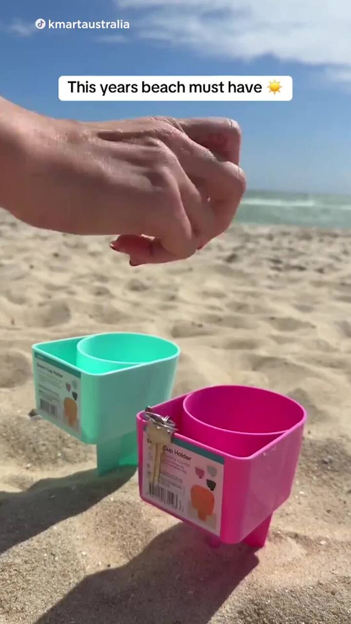 No more spills: These beach up holders are a game-changer!