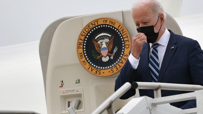 US President Joe Biden has declared the pandemic ‘over’. Picture: Mandel Ngan