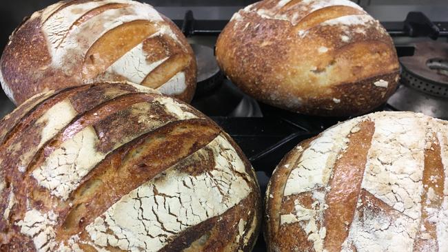 Fresh sourdough bread prepared by Matt and the students at Beenleigh State School.