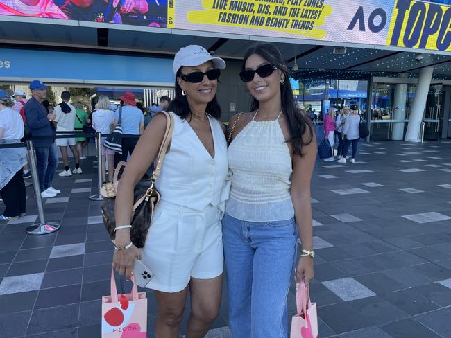 Sofia and her mum. Picture: Himangi Singh