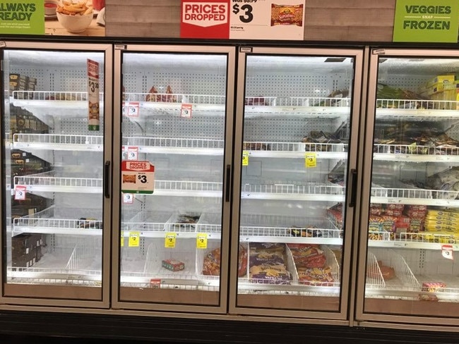 When supermarket shelves look like this, many will need to find an alternative, and online services are ideal.