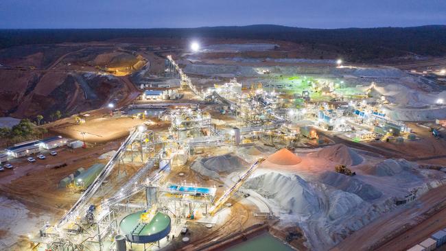 Mineral Resources Mt Marion lithium mine. Picture supplied by MinRes.