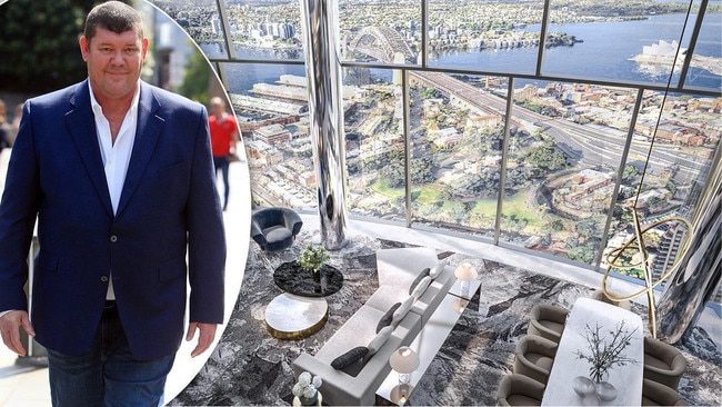 James Packer is preparing to take up residence in his Barangaroo penthouse for the first time.