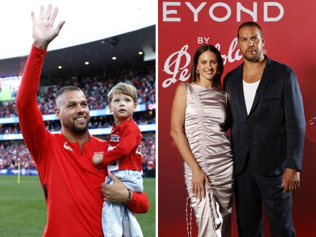 Buddy Franklin and his young family are set for a treechange. Photo: Getty Images