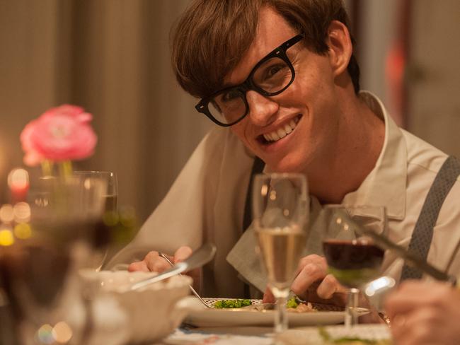 Won Golden Globe ... Eddie Redmayne in The Theory of Everything. Picture: Supplied.