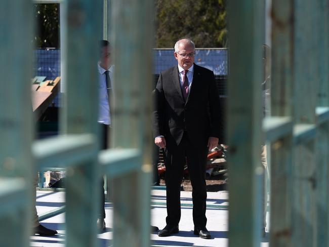 Scott Morrison will back a 660 Megawatt gas power plant in the Hunter Valley to offset the closure of the Liddell coal-fired power station in 2023. Picture: NCA NewsWire / Dan Peled