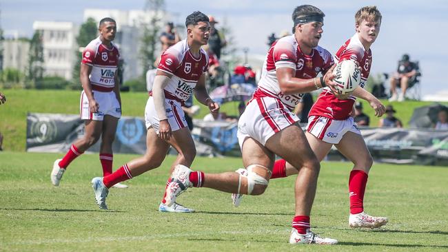 Carter Ford was enormous for Redcliffe against Mackay. Picture: Glenn Campbell