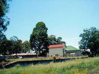 MEMORIES OF YESTERYEAR: The Chinchilla railway cattle ramp. Picture: Contributed