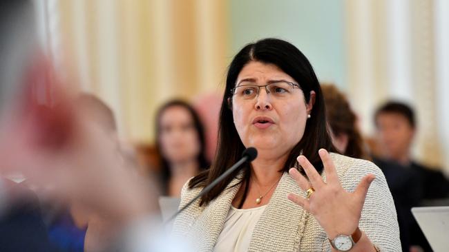 Queensland Minister for Education and Industrial Relations Grace Grace defended the delay in the release. Picture: File photo/AAP/Darren England