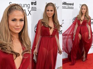 Jennifer Lopez arrives at the 2014 Billboard Music Awards in Las Vegas. Pictures: Getty