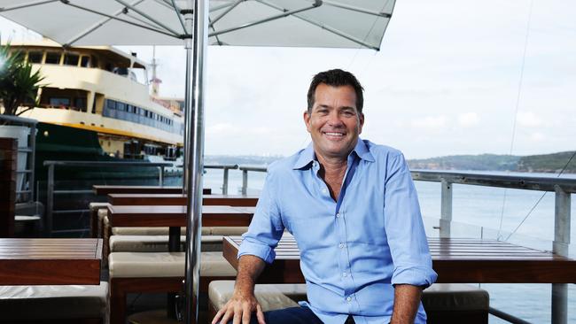 Dave Evans at his Hugos restaurant in Manly which attracts are wide demographic of customers.  Picture: Braden Fastier