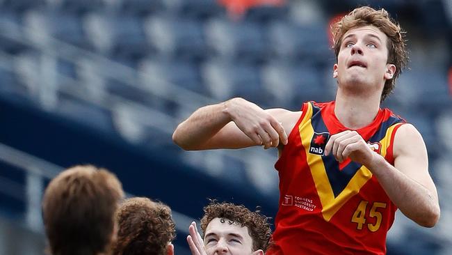 Harry Barnett is the best ruckman in this year’s draft pool. Picture: Getty Images