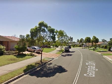 Police caught up to Travis Sorger on Georgia Drive, Hamlyn Terrace, where they activated lights and sirens. Picture: Google