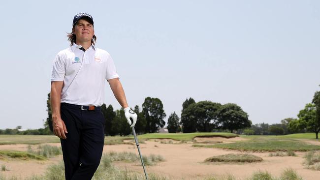 Queensland golfer Jake McLeod. Picture: Peter Wallis