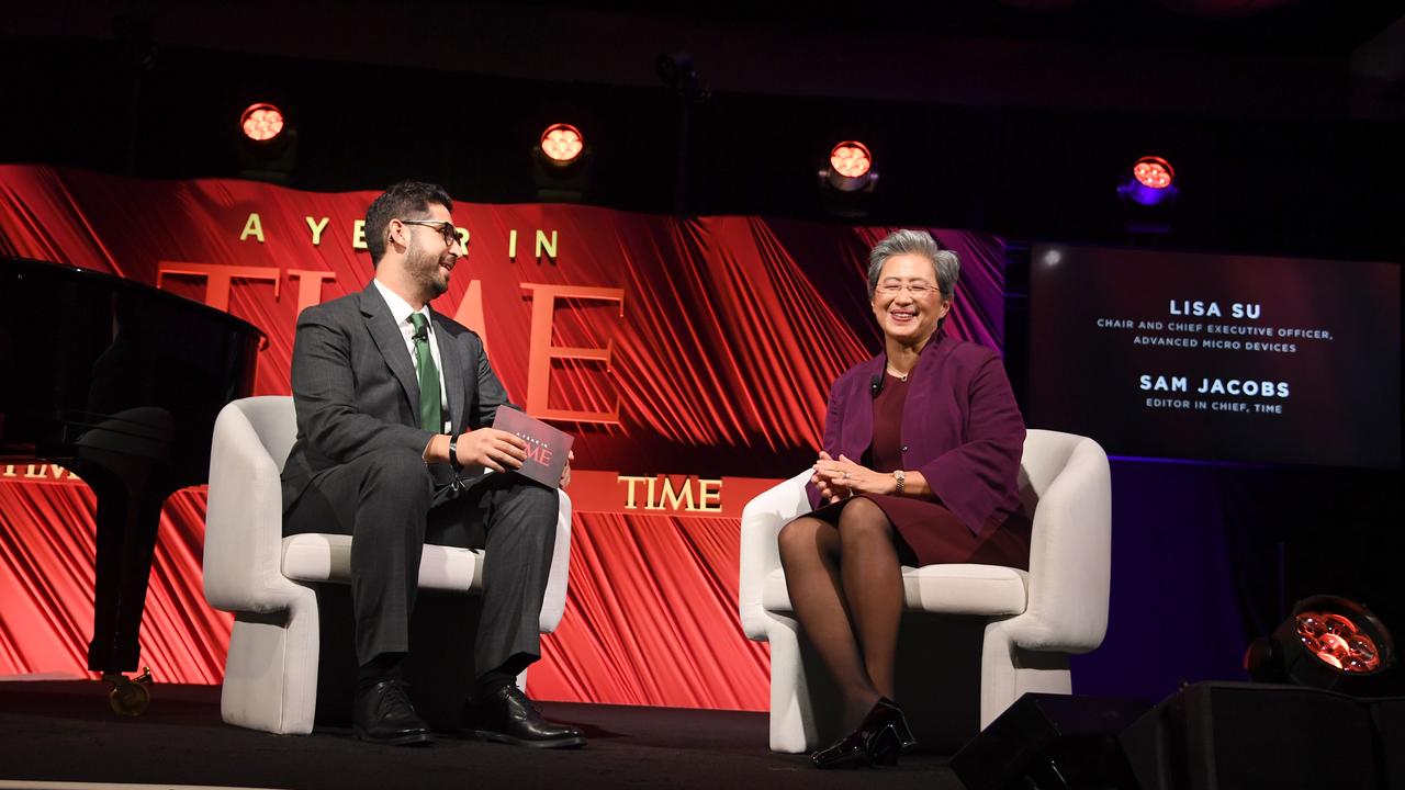 Lisa Su, CEO of AMD, turned the company around after facing intense challenges. Under her leadership, AMD dramatically increased its market share in PC central processing units and expanded significantly into gaming, data centres, and embedded devices. Picture: Getty