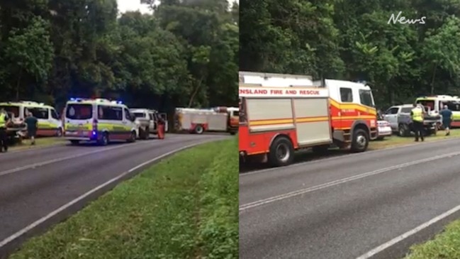 Babinda Boulders: Emergency services search for missing Cairns swimmer