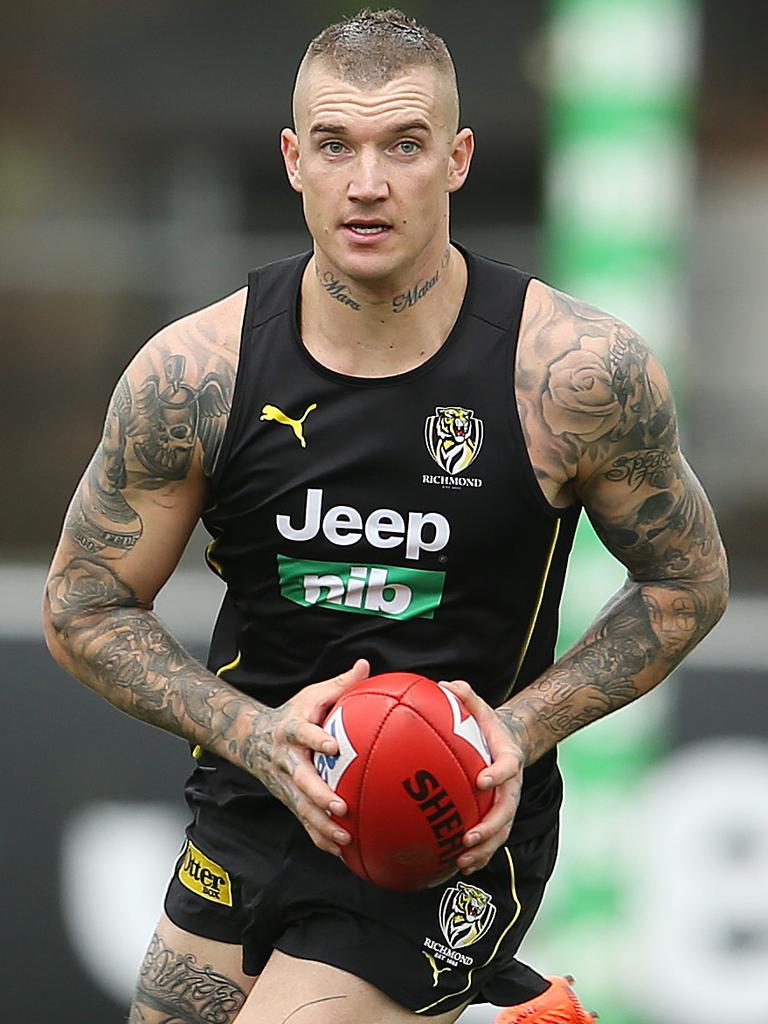 Dustin Martin is just $563k. Picture: Michael Klein