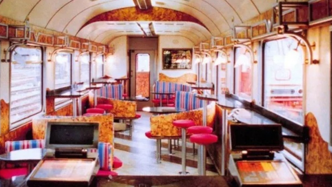 When the trains were launched they offered four-course meals.