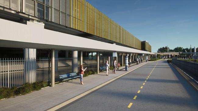 Renders of the new station in Hope Island. Picture: Supplied