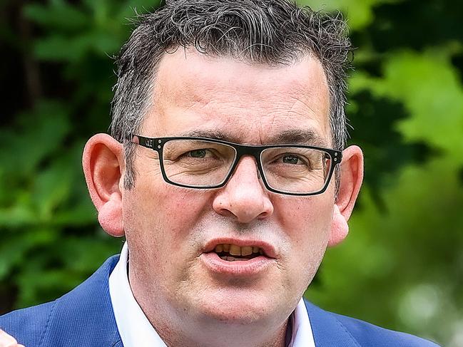 MELBOURNE, AUSTRALIA - NewsWire Photos 22 OCTOBER 2021 : Victorian Premier Dan Andrews announces the states latest Covid-19 cases on the first day of opening up again from lockdown. Picture : NCA NewsWire / Ian Currie