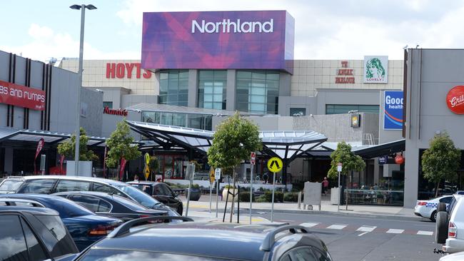 Northland Shopping Centre recorded the most criminal incidents of any Melbourne shopping centre between April 2020 -March 2021. Picture: Lawrence Pinder