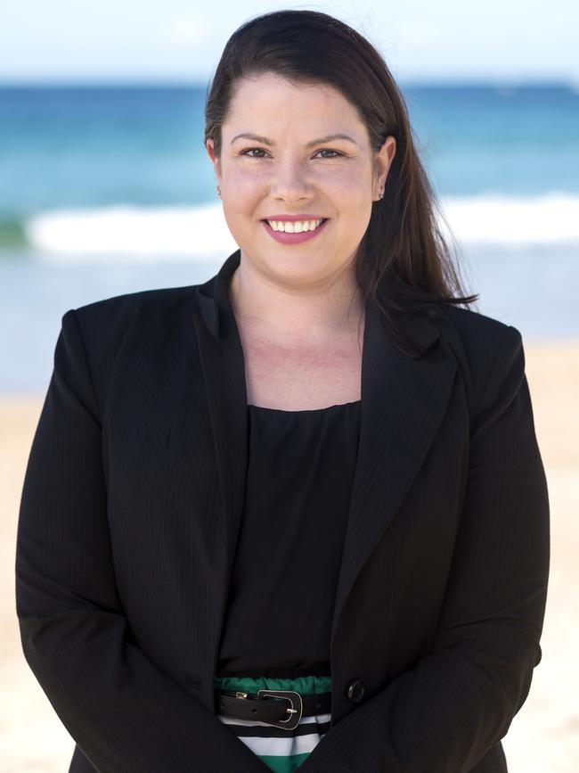 Kristyn Glanville is running for the seat of Manly.