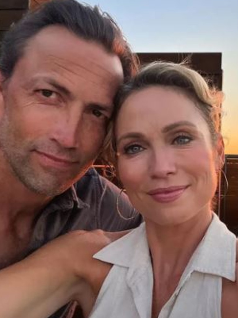 Robach and her husband, actor Andrew Shue.