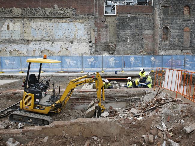 Archaeologists have found a two room cottage. Picture: David Caird